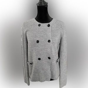 Banana Republic Merino Wool Blend Button Front Sweater -  Size Large - EUC